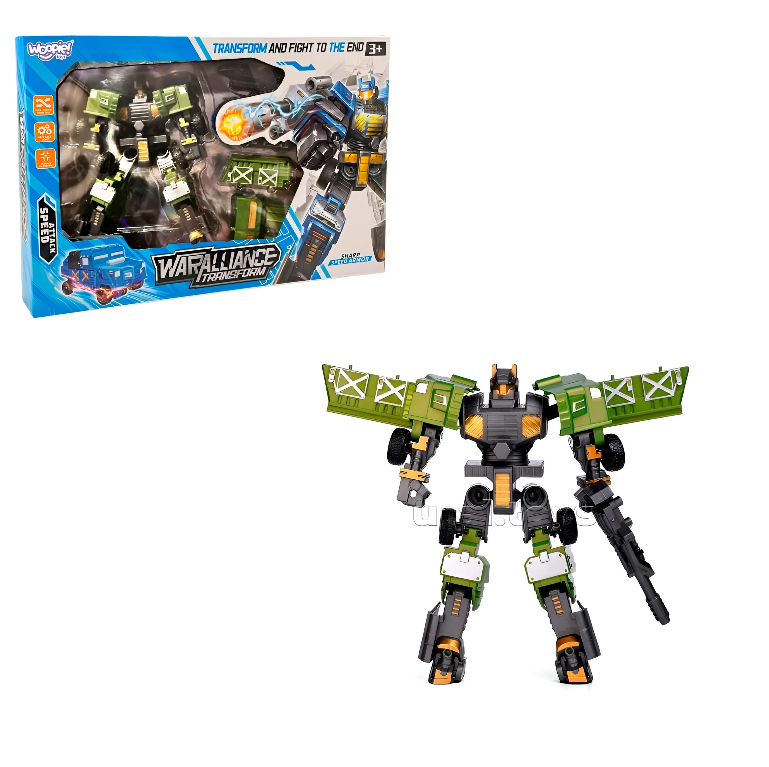 Figura Robot Transformable Juguete Colec