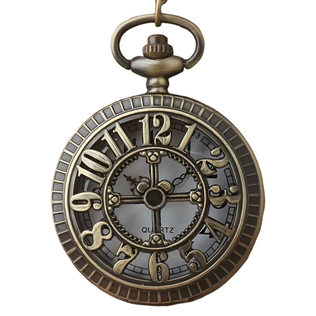 Reloj Bolsillo Vintage Numeros Cruz + Es