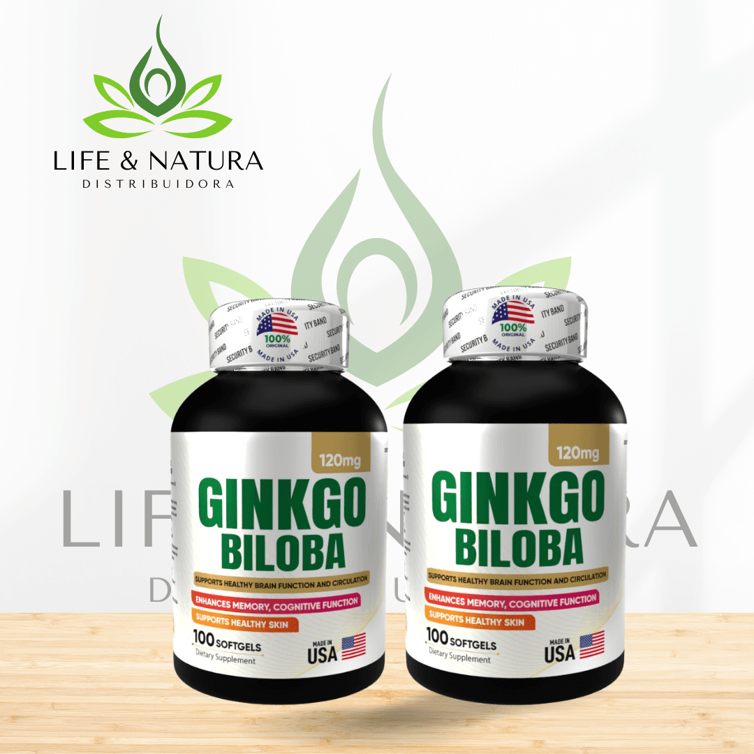 Ginkgobiloba americano x 100 sofgls x 2