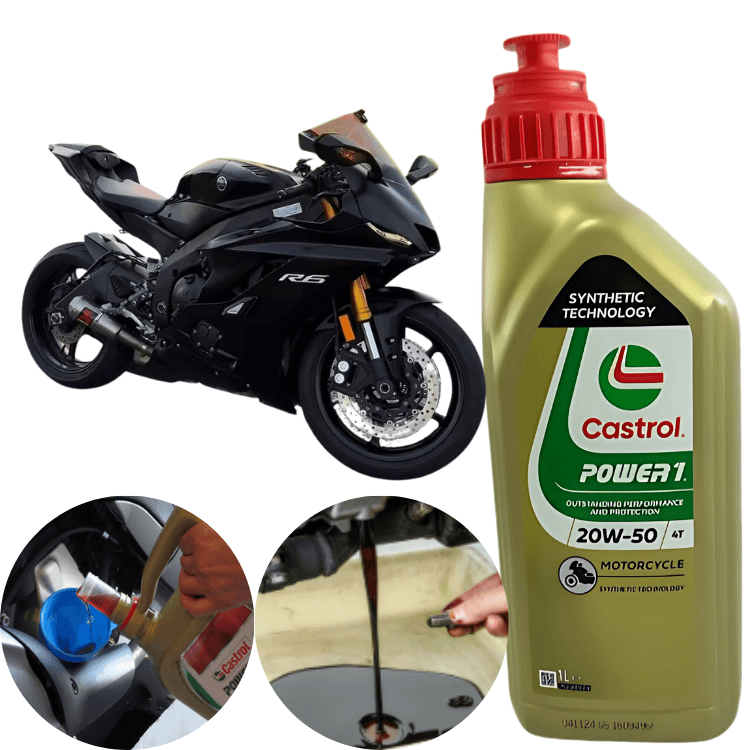 Aceite castrol 4t power 1 20W-50 sinteti