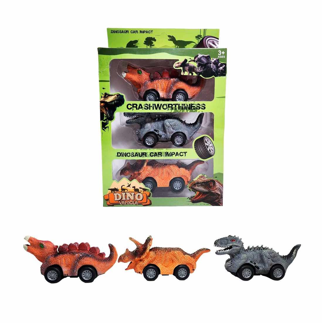 Carro Camion Dinosaurio Impulso Juguete