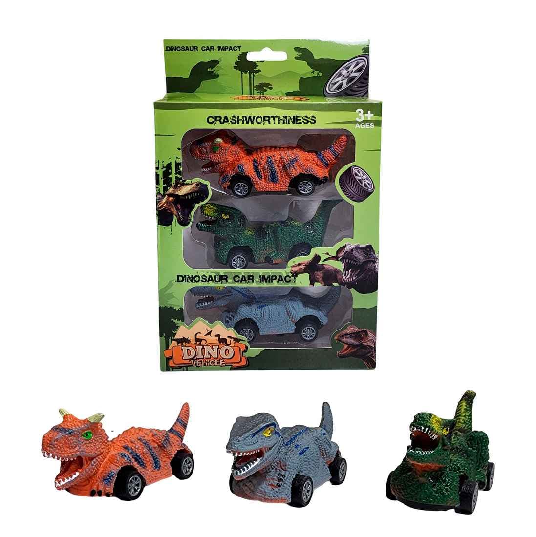 Carro Camion Dinosaurio Mini De Impulso