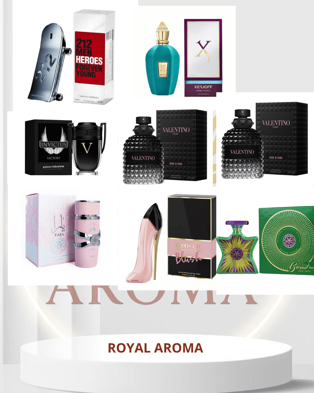 KIT X8 PERFUMES+PERFUMERO