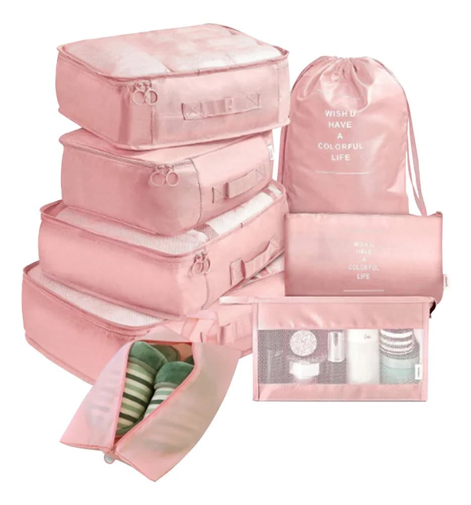 ORGANIZADOR DE MALETA X 8 PIEZAS