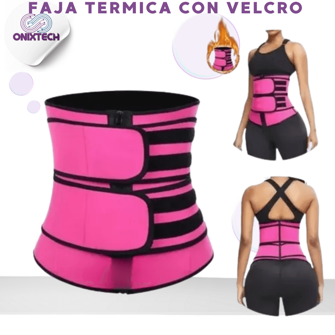 FAJA TERMICA AJUSTABLE VELCRO