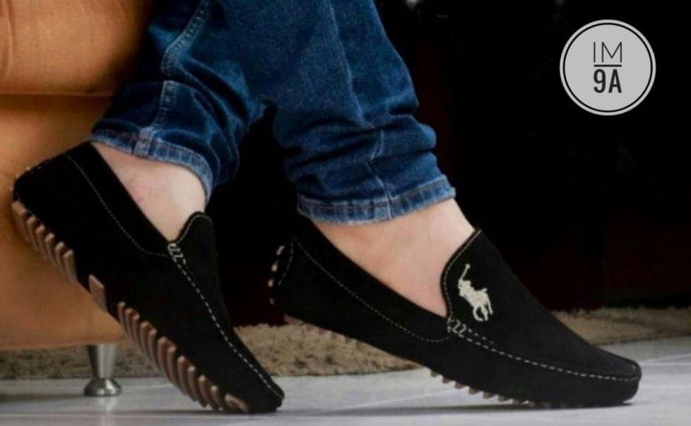 MOCASIN POLO CHAPETA NEGRO
