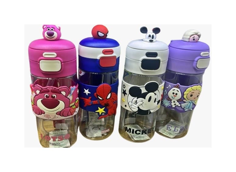 Termo Disney 500 Ml: Elsa, Mickey, Spid