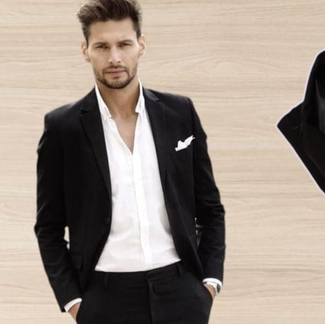 Blazer y camisa hombre