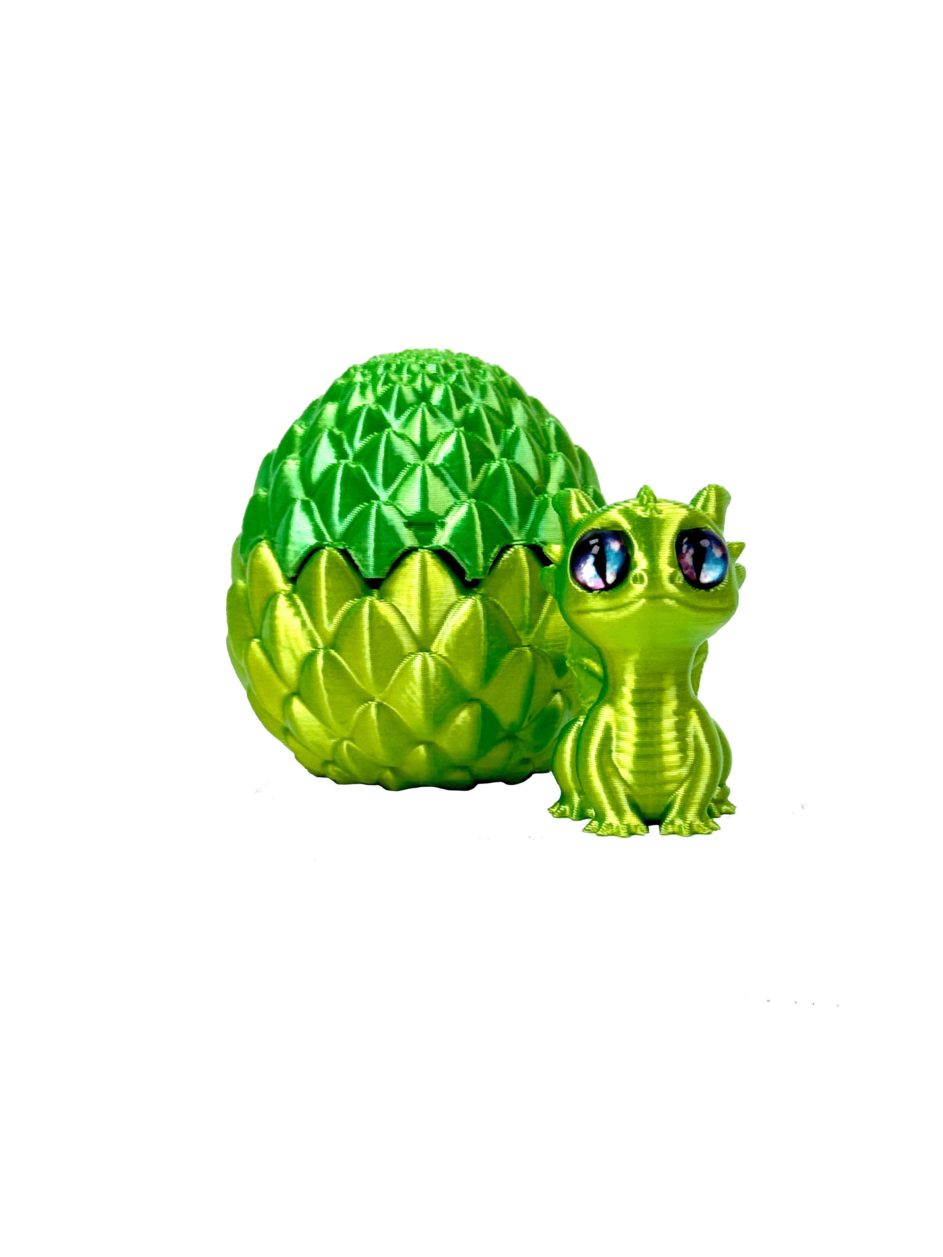 Huevo Dragón Mini 3D - Verde