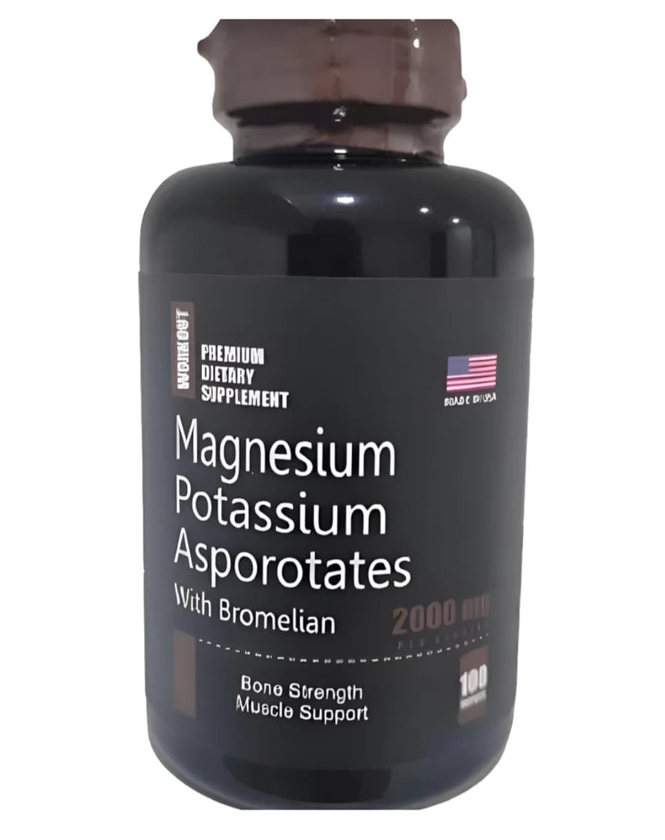 Magnesio, potasio, asporotatos, bromelia