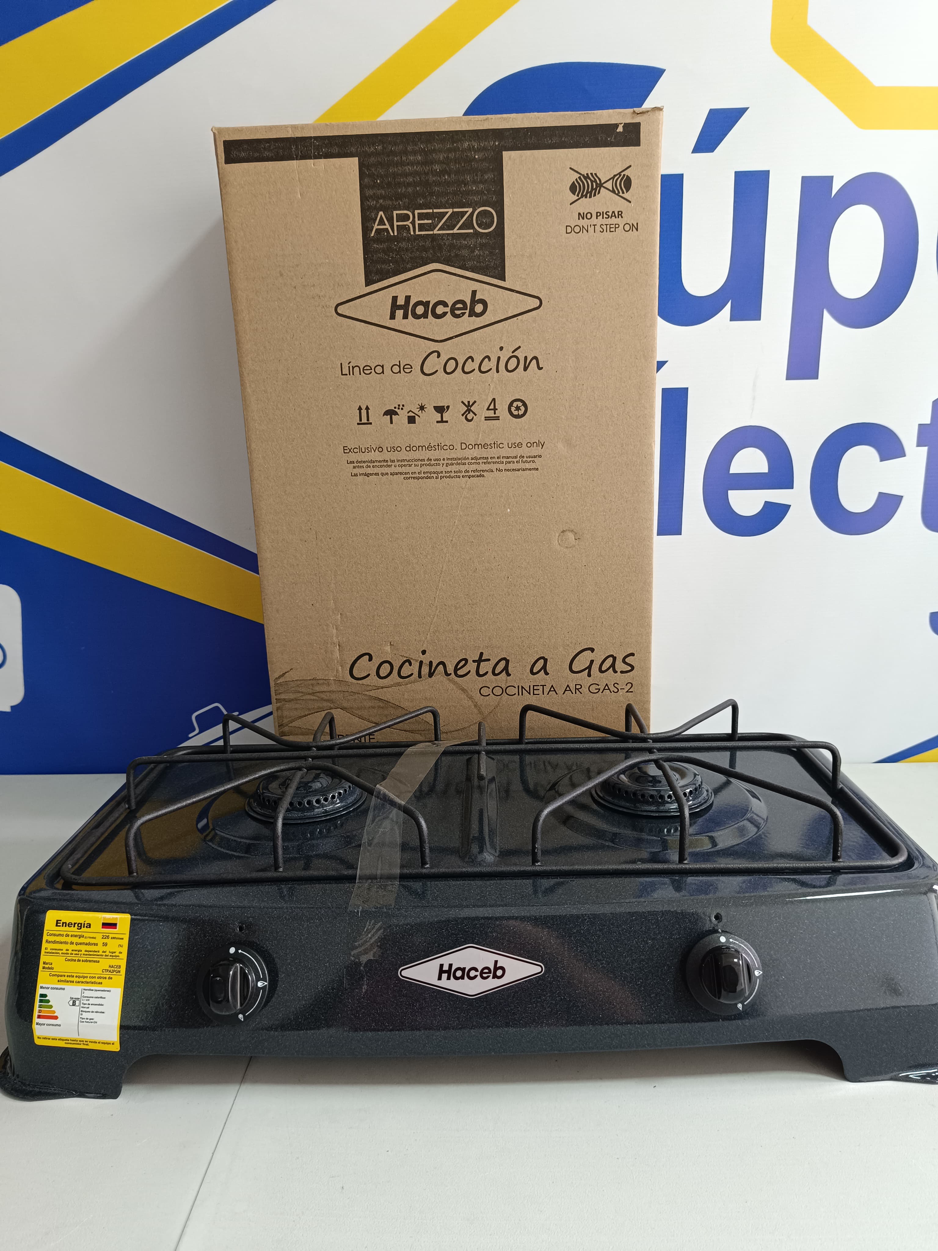 fogon estufa haceb 2p gas natural