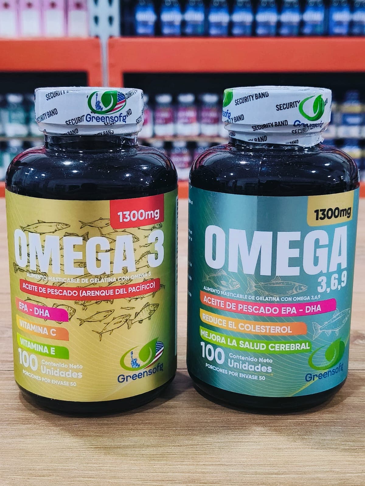Combo 1 omega 3 + 1 omega 3.6.9