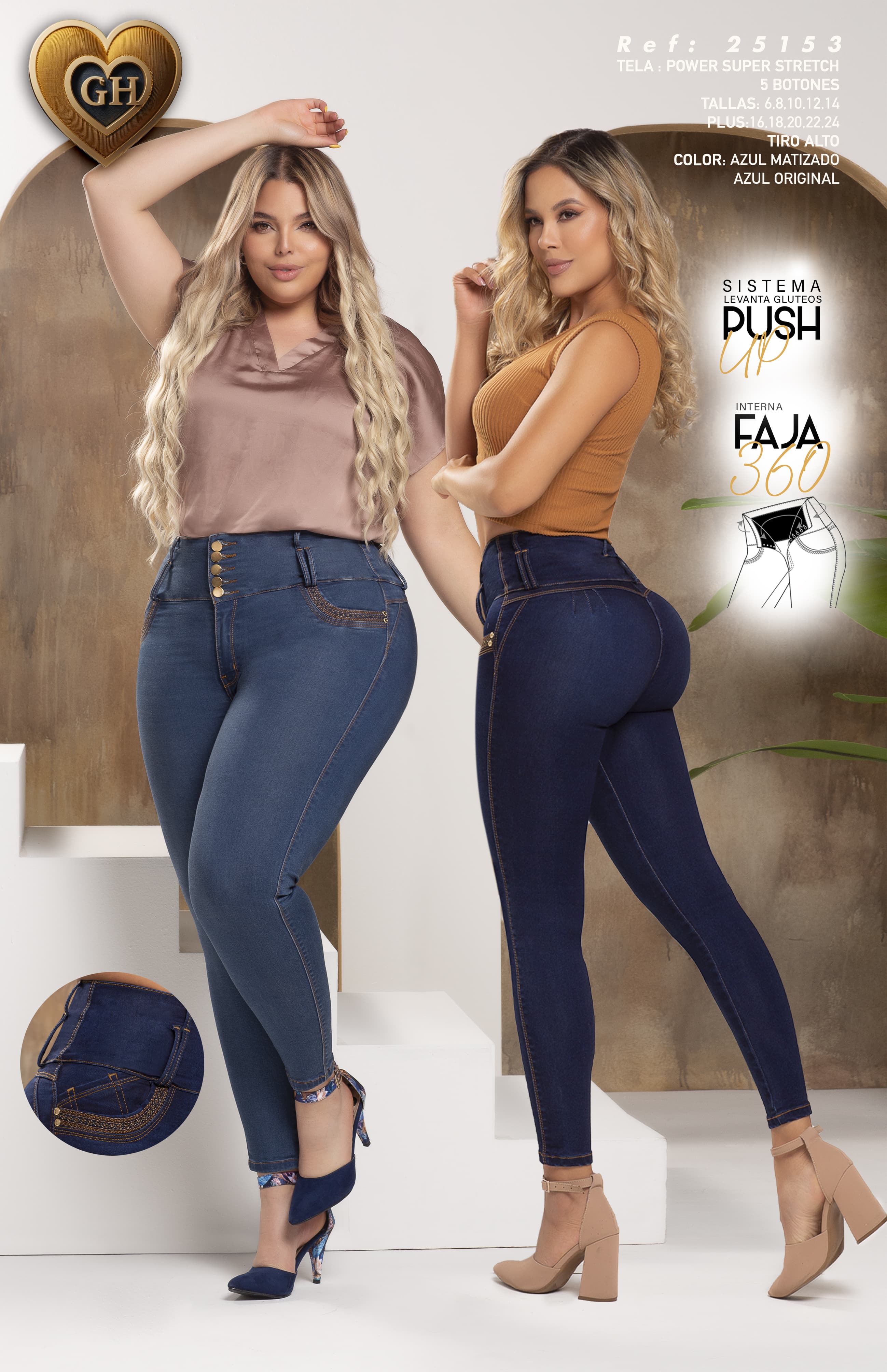 25153 JEANS CON FAJA 360