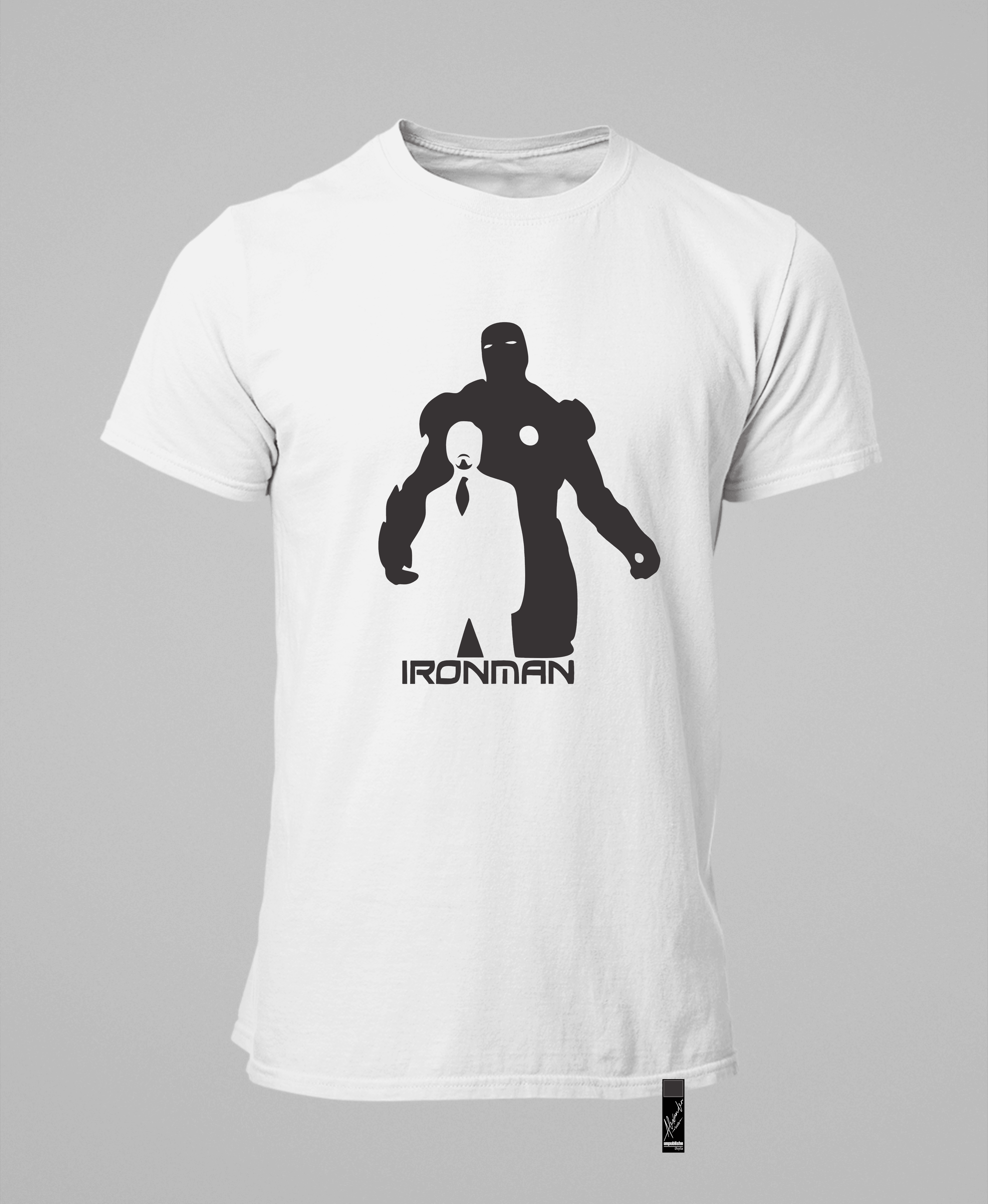 Camiseta Hombre Diseño Iron Man