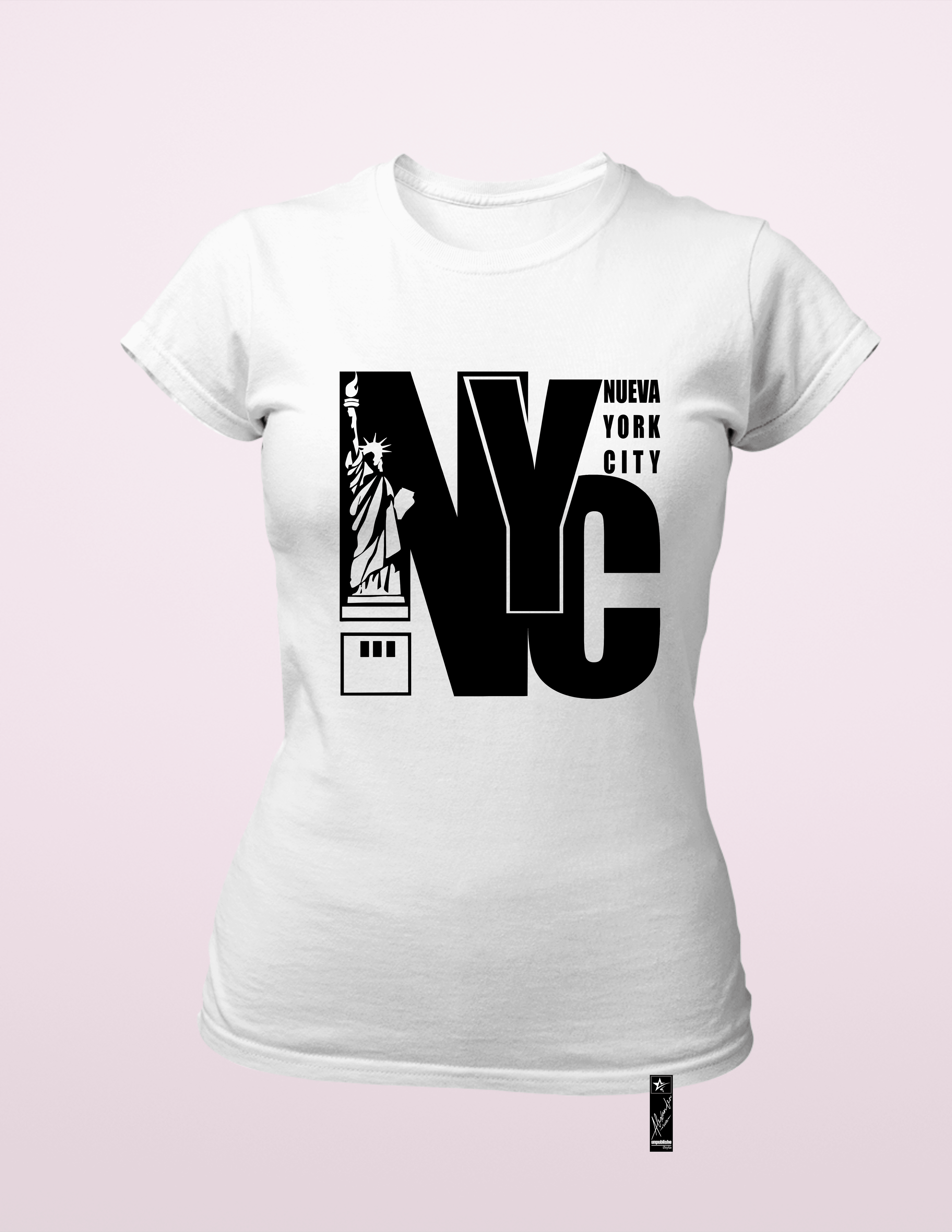 Camiseta Mujer Diseño New York