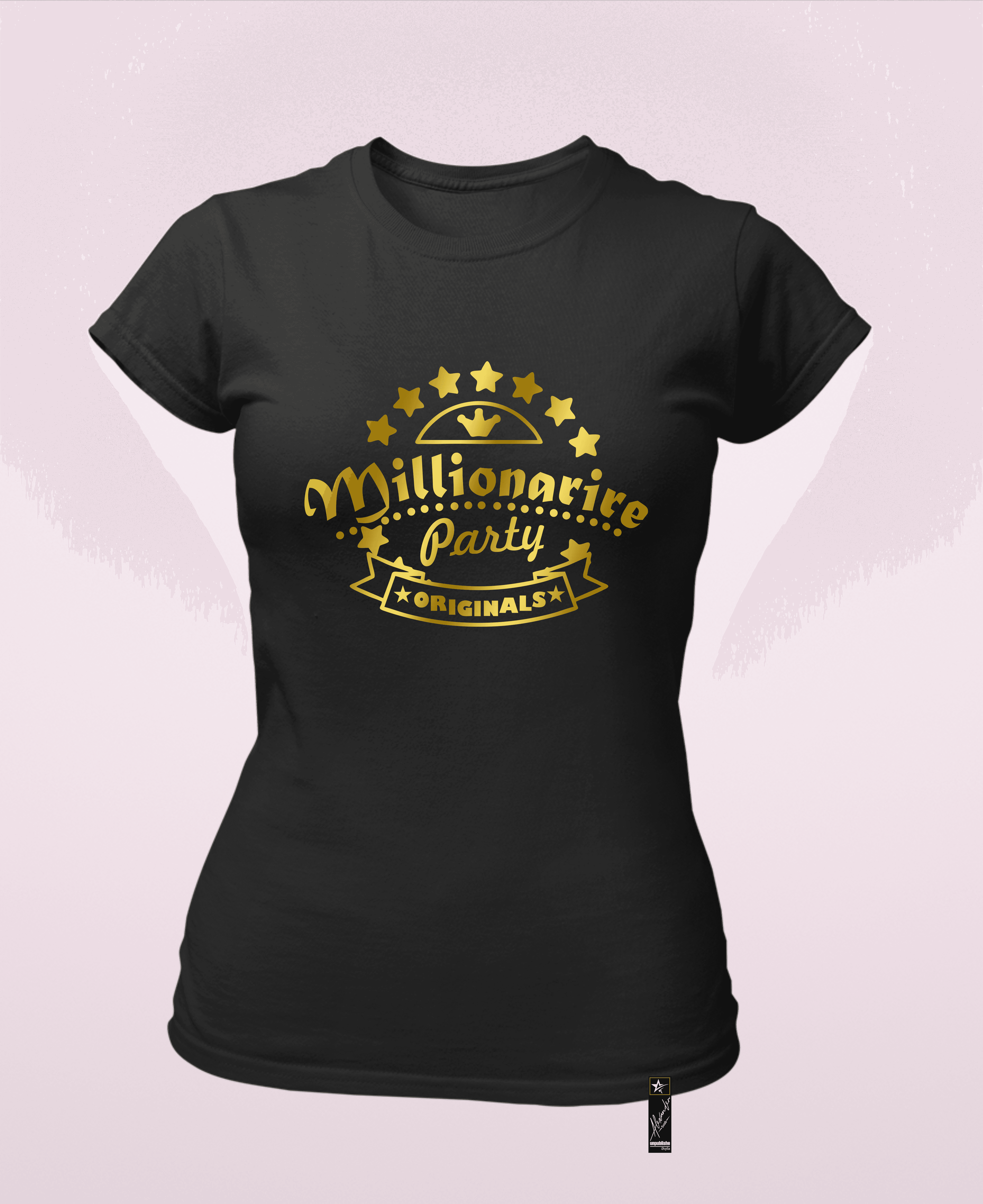 Camiseta Mujer Diseño Millonaria