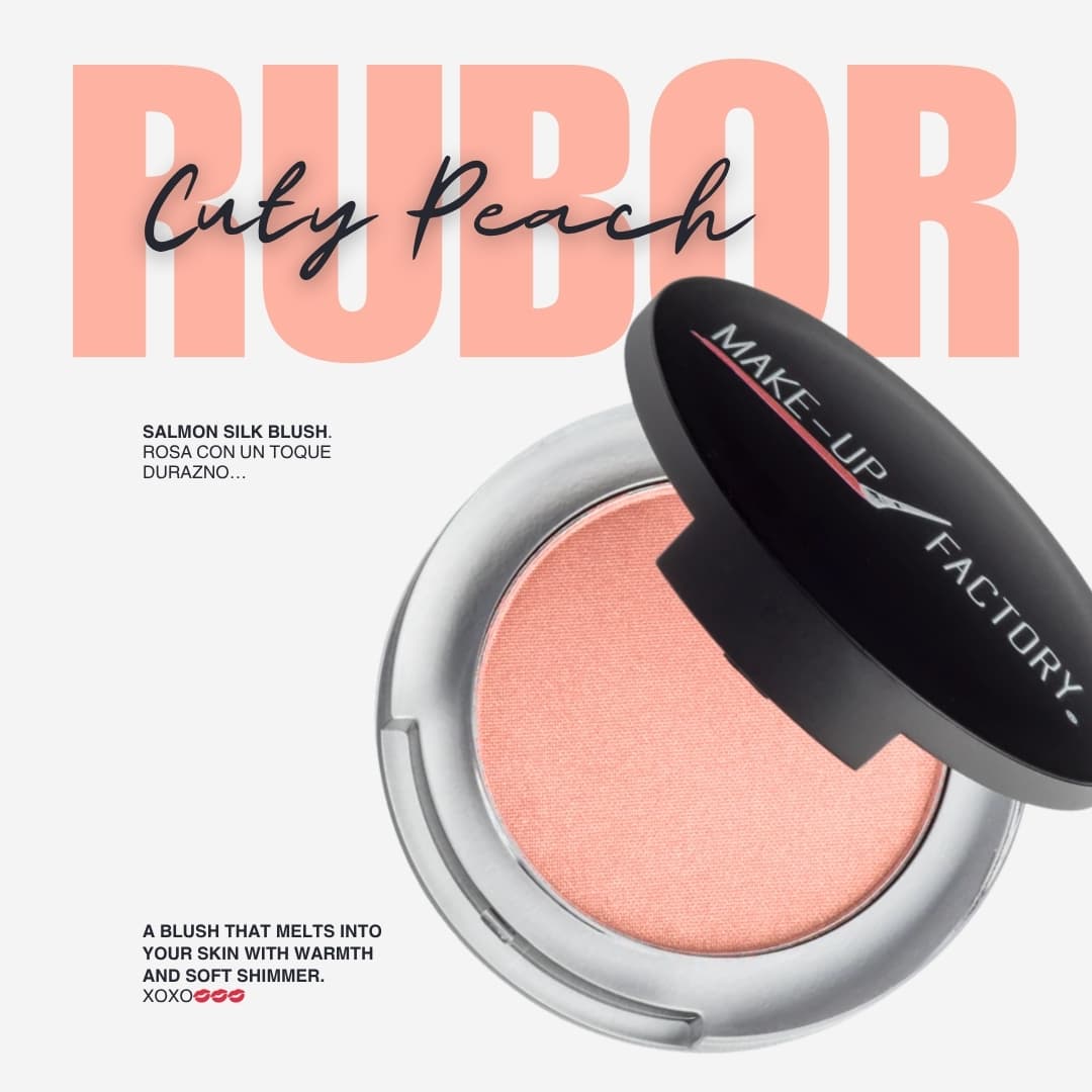 Rubor | cuty peach | makeup factory