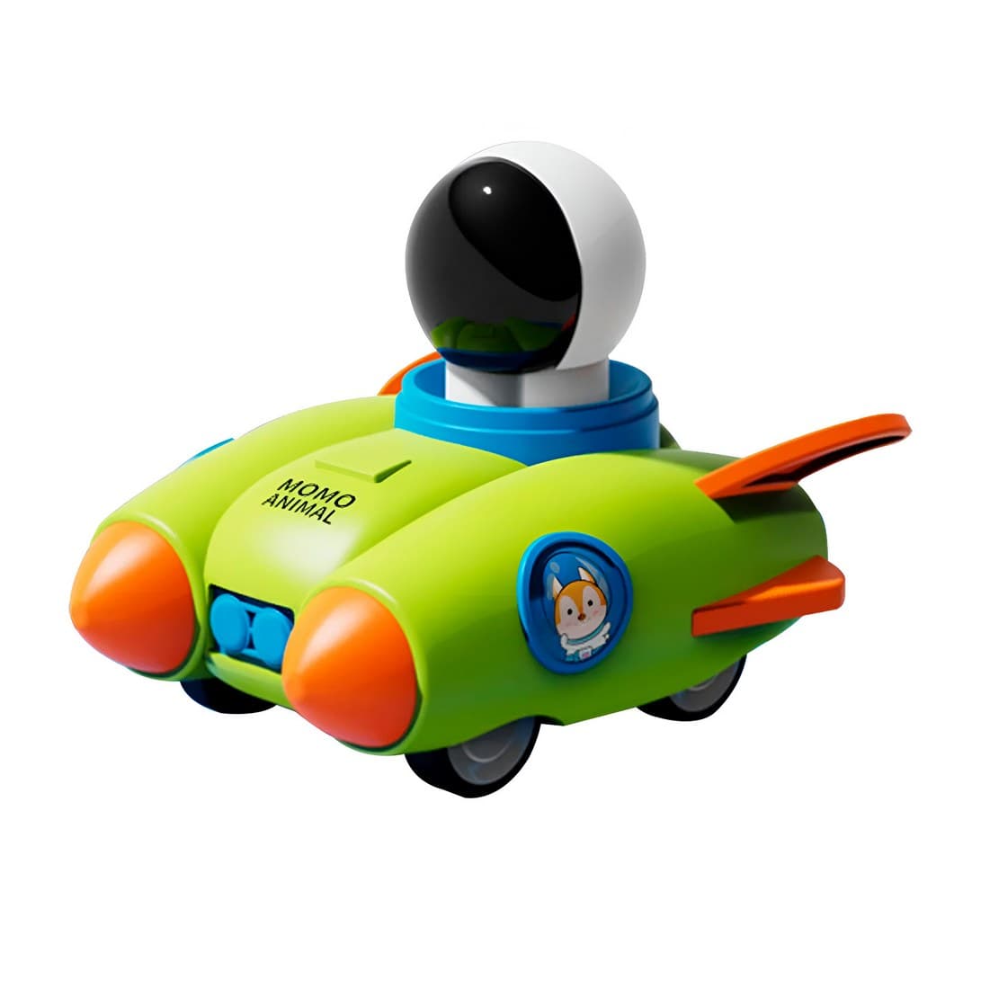Carro Meteoro Astronauta De Cuerda Jugue