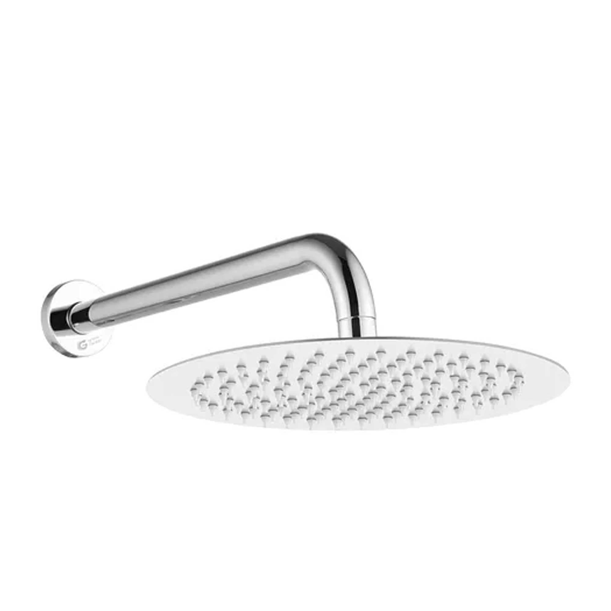 Regadera Redonda 25 cm en acero Inox