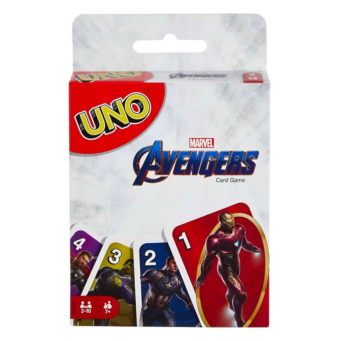 Juego de Mesa Cartas Uno Avengers Heroes