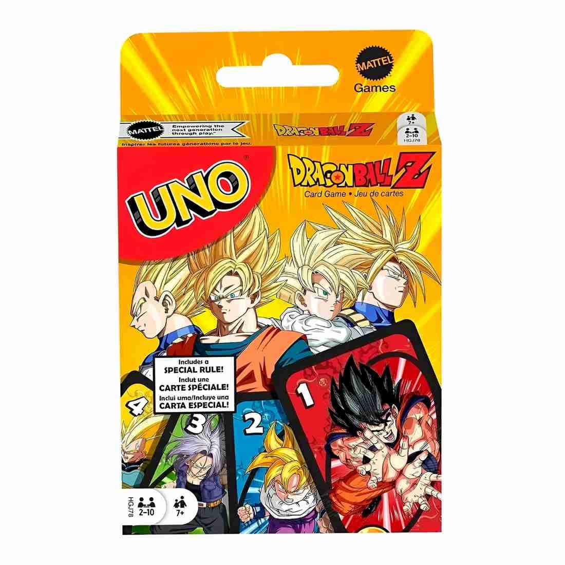 Juego de Mesa Uno Dragon Ball Z