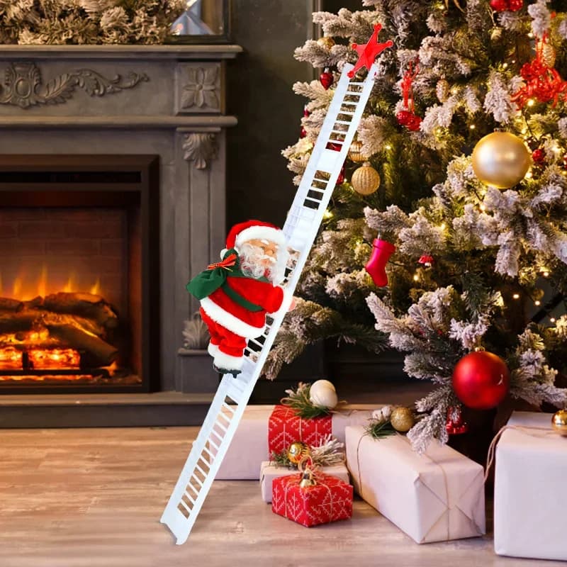 Escalera Papa Noel Navideño
