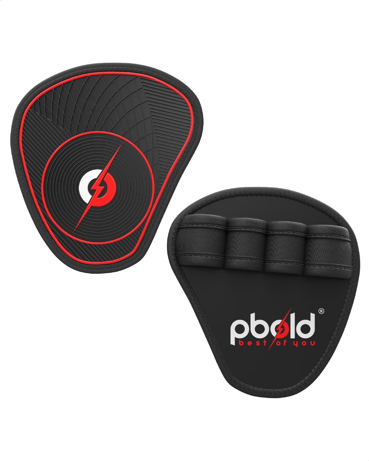 Grip Pads Calleras Gym Crossfit Negro