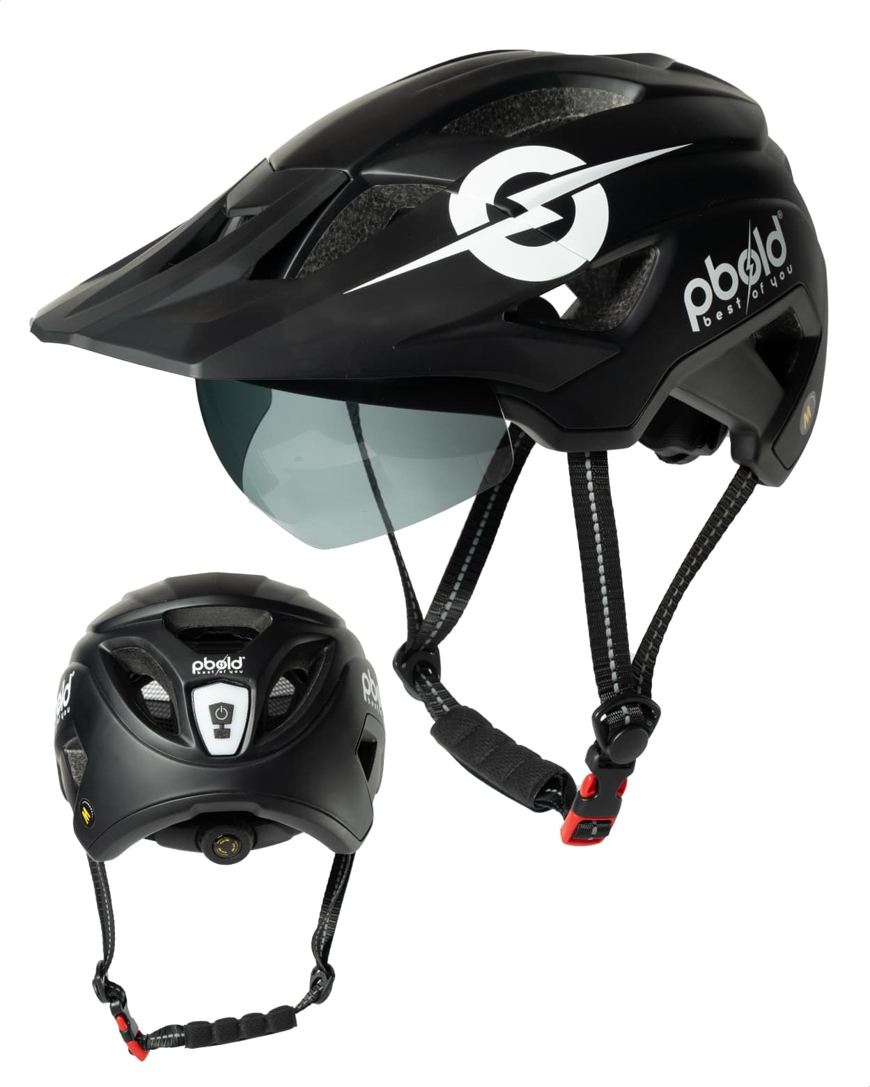 Casco para Bicicleta MTB Pbold Negro L