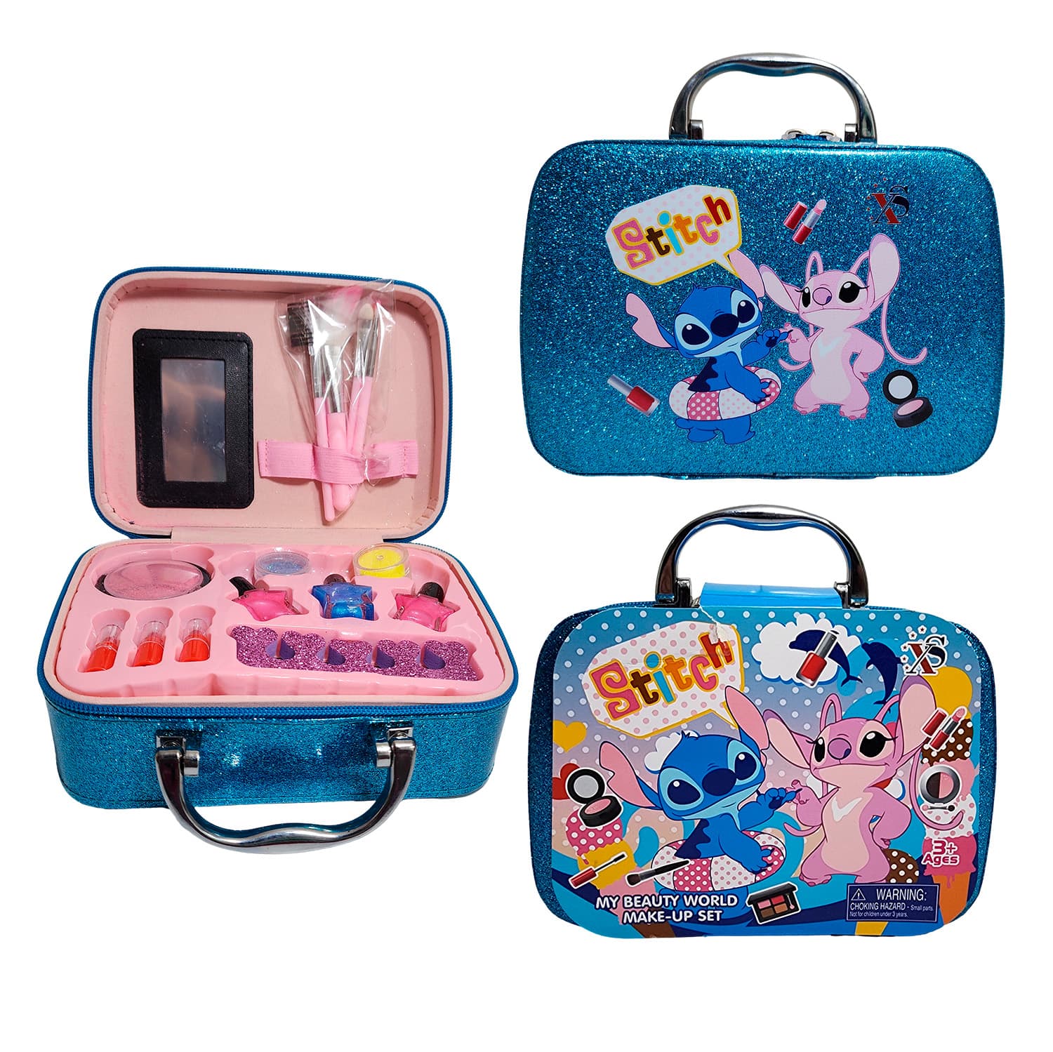 Maleta Kit Maquillaje Stitch Angel Niñas