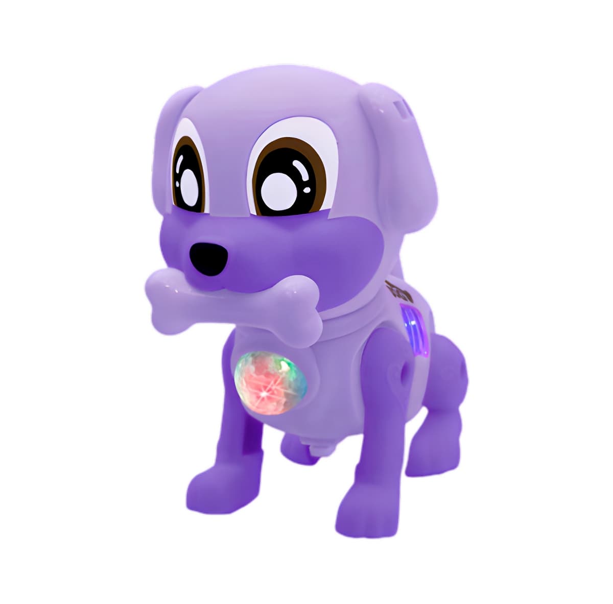 Perro Robot Luces Sonido Movimiento Jugu