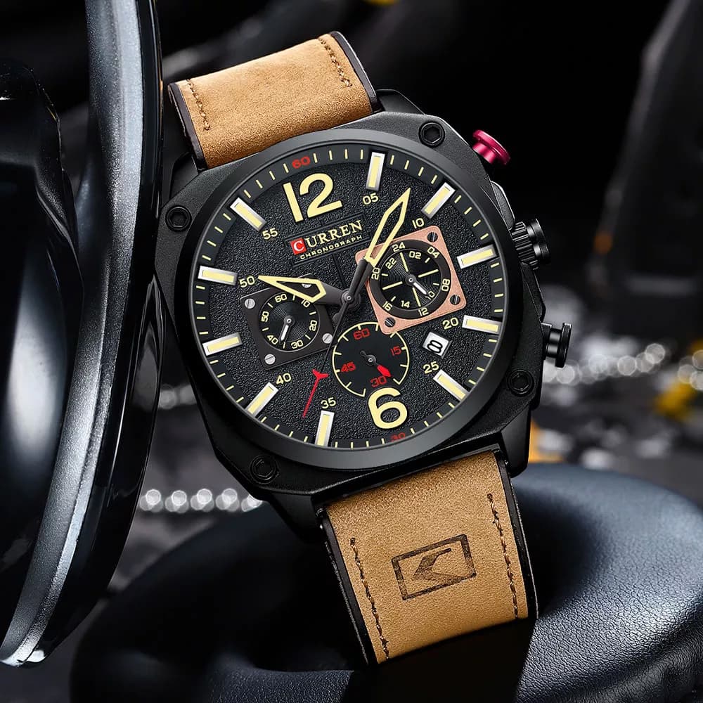 Reloj Curren 8398 Clásico Cuarzo cue NU