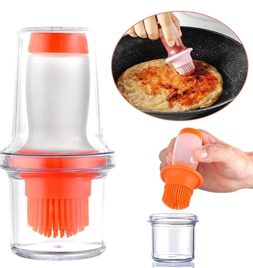 Dispensador de aceite con brocha