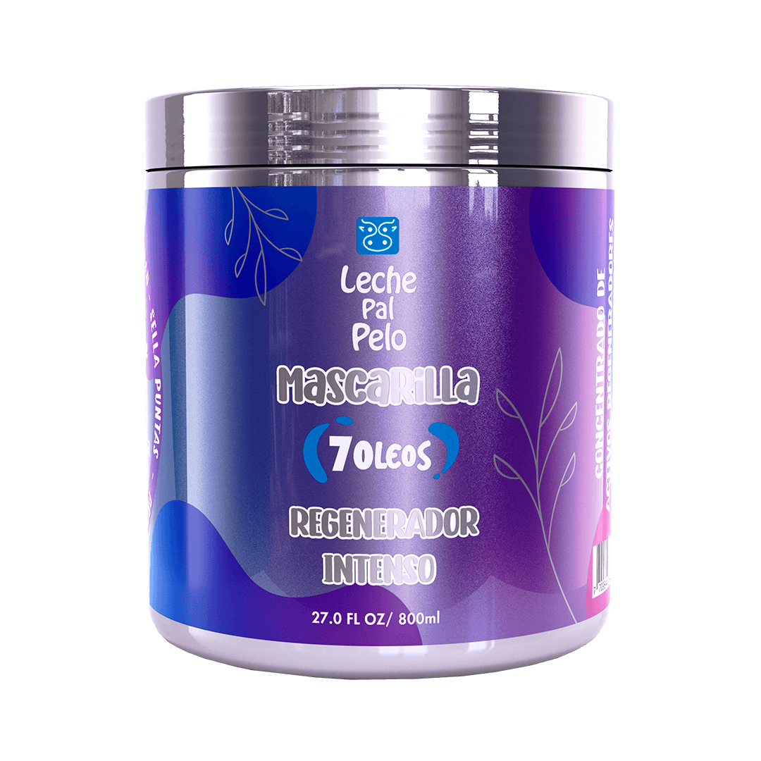 Mascarilla 7 oleos 800 ml Leche pal pelo