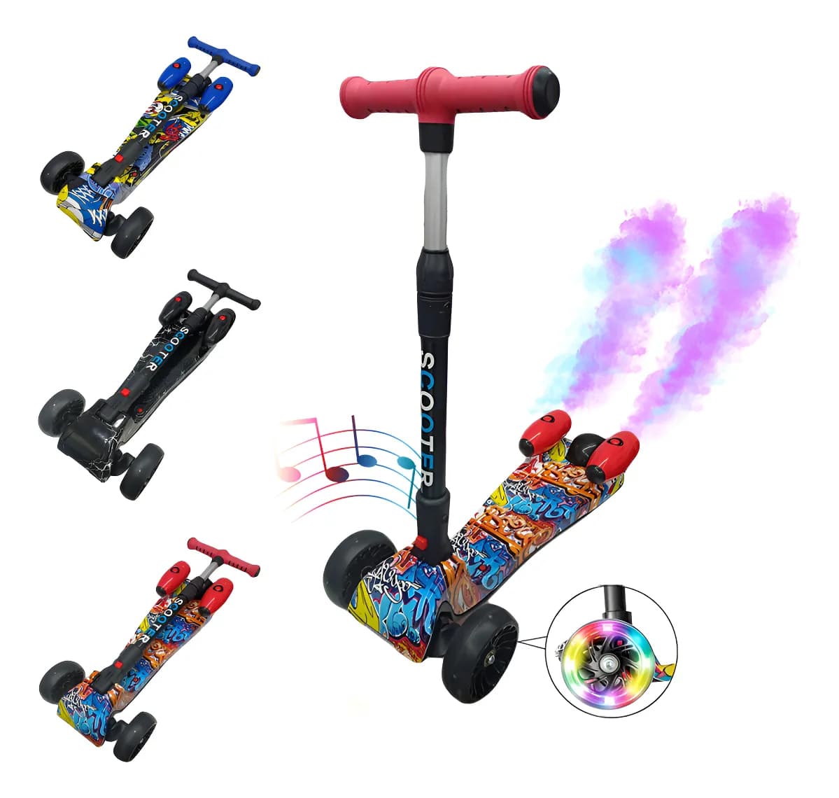 Patineta Humo