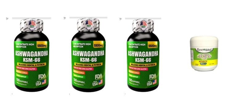 3 Ashwagandha KMS 66 + Obsequio