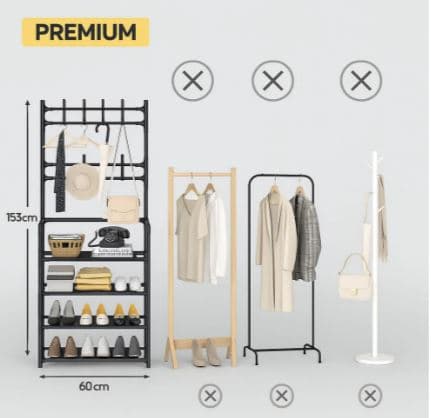 A136 Zapatero Style Rack