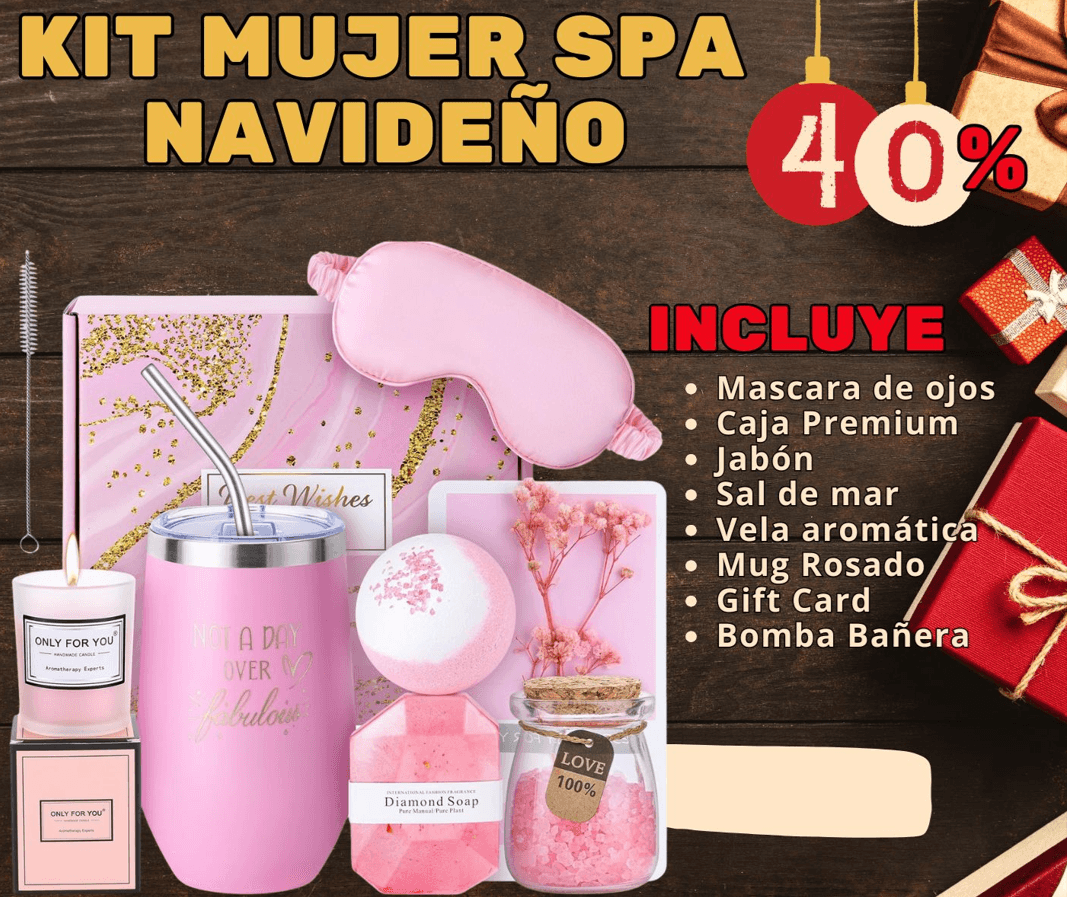 KIT REGALO PARA MUJERES NAVIDAD  PROMO