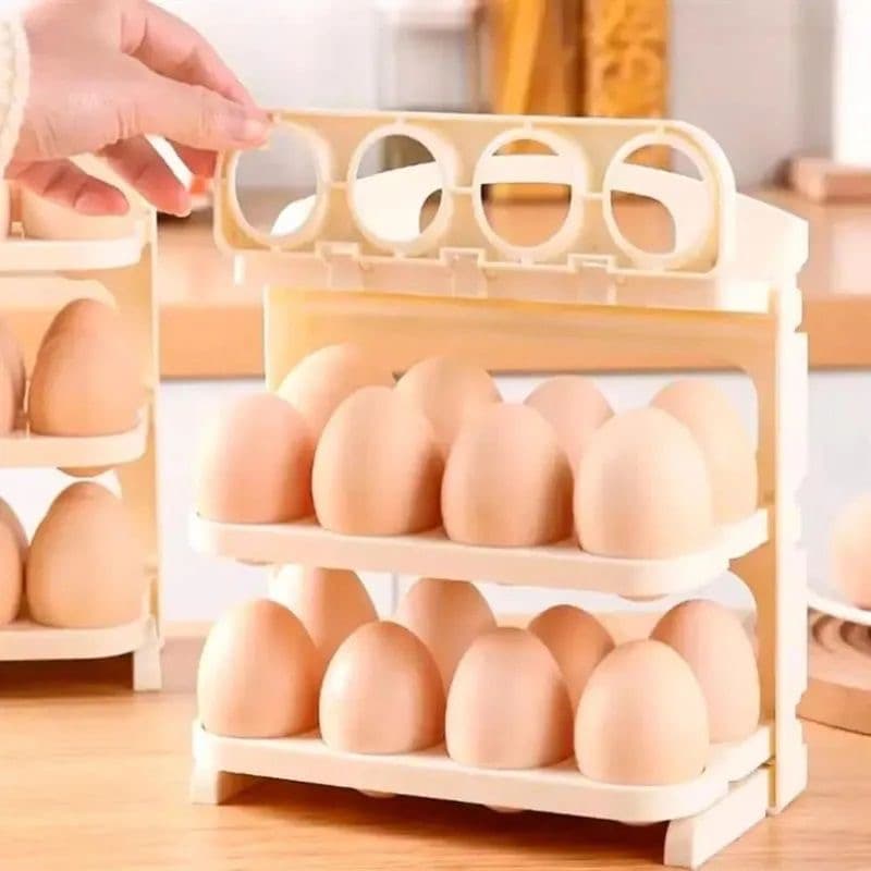 Organizador de huevos plegable