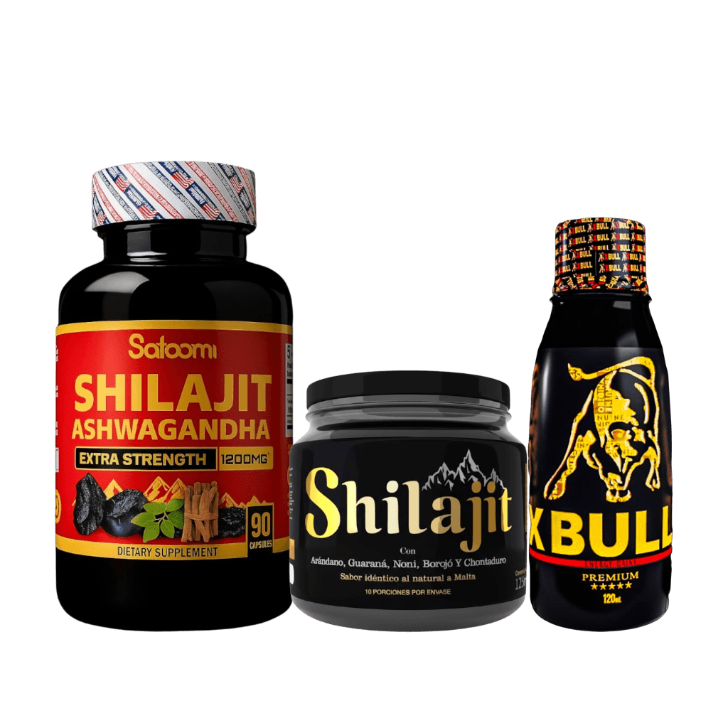 Combo shilajit - xbull 120ml y obsequios