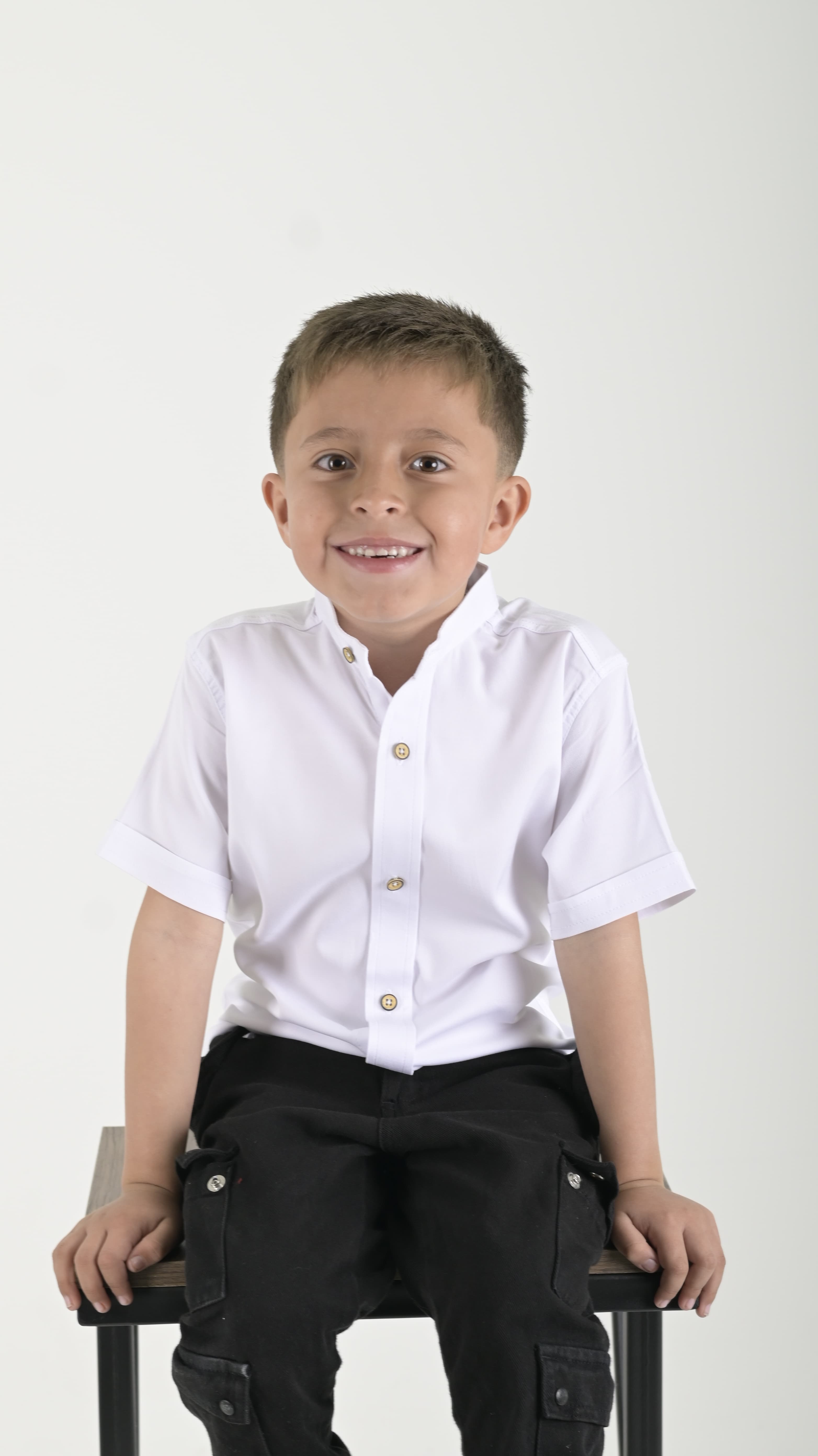 Camisa chalis Niño Blanco