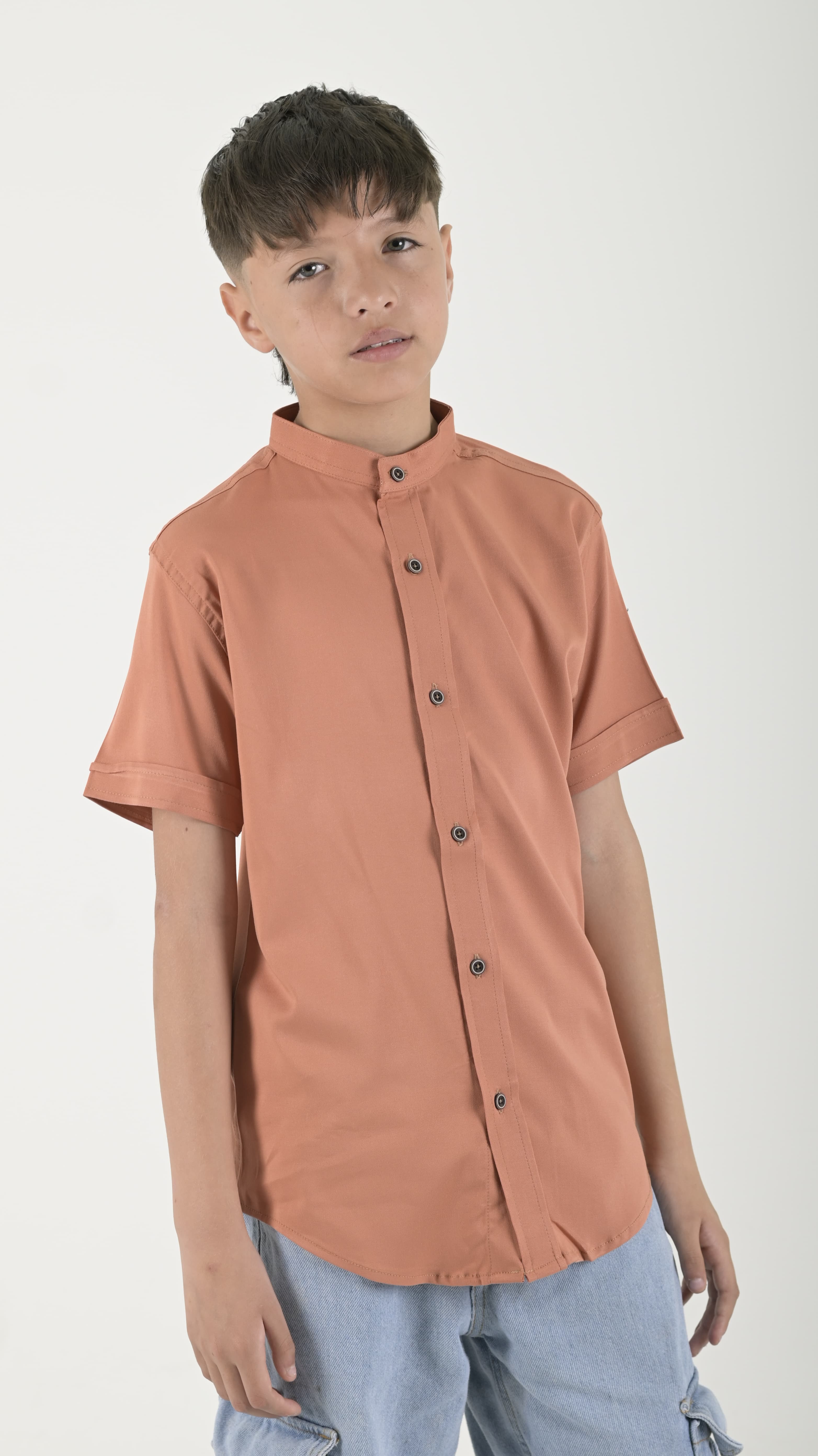 Camisa chalis Niño Salmon