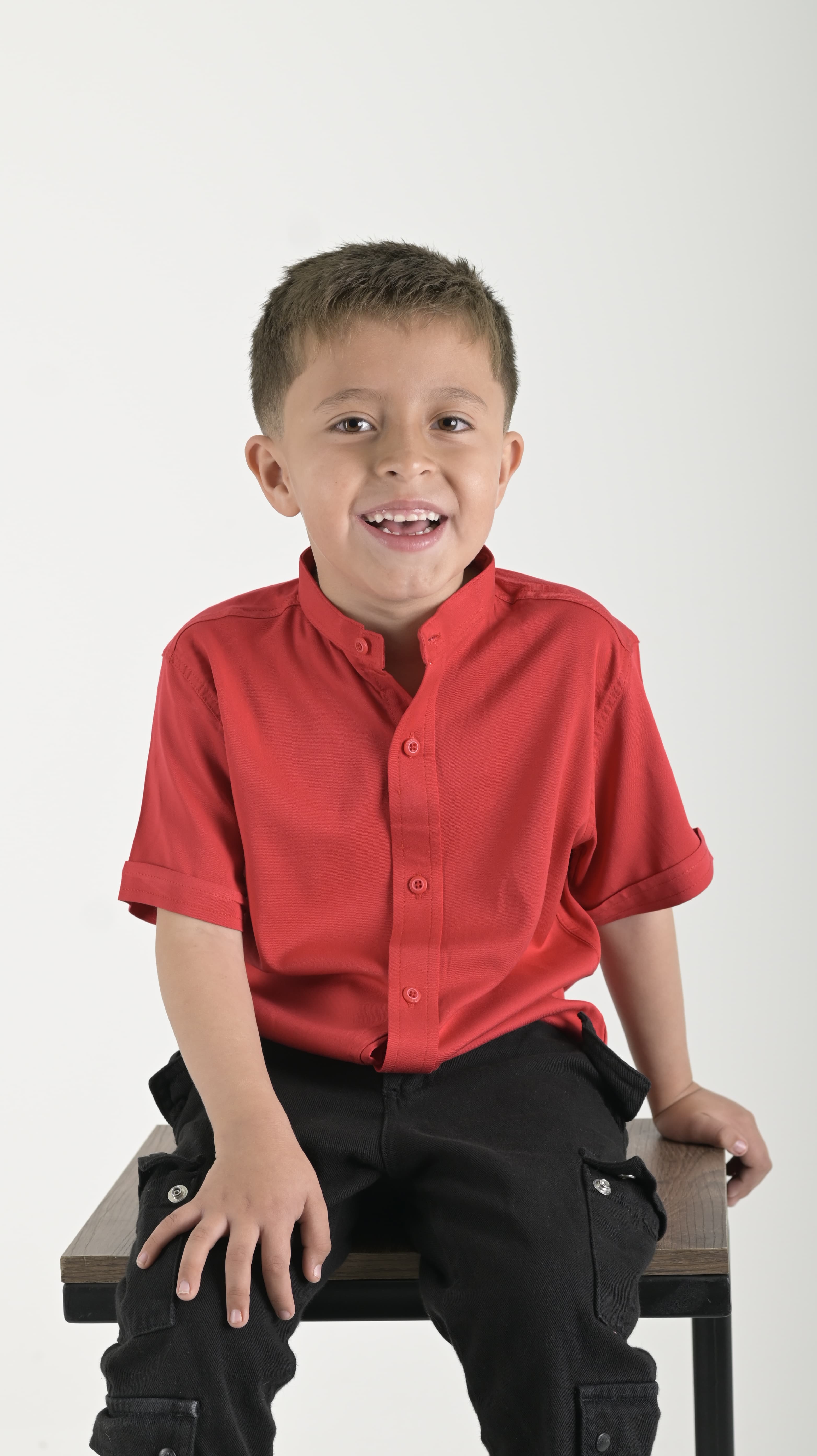 Camisa chalis Niño Rojo