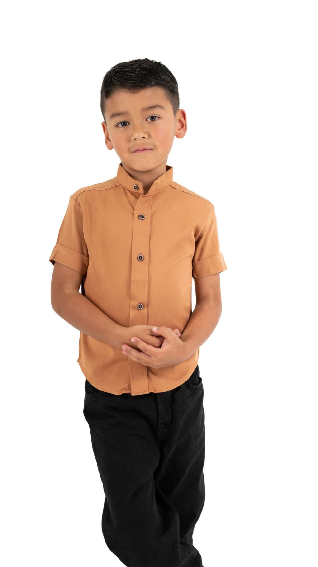 Camisa chalis Niño Taupe