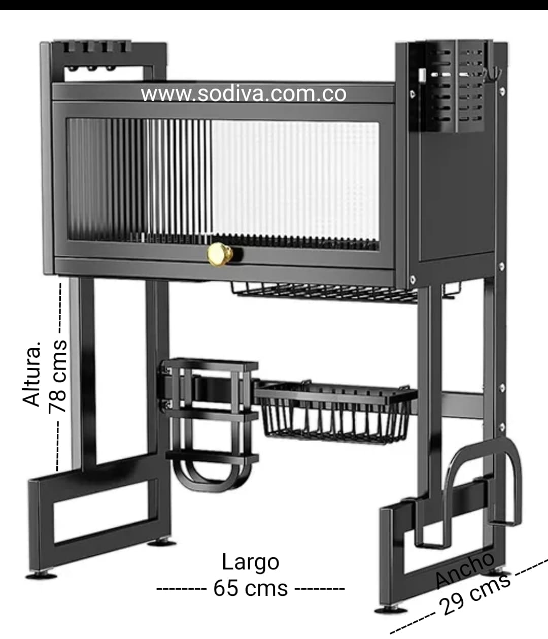 escurridor 65 cm lujo