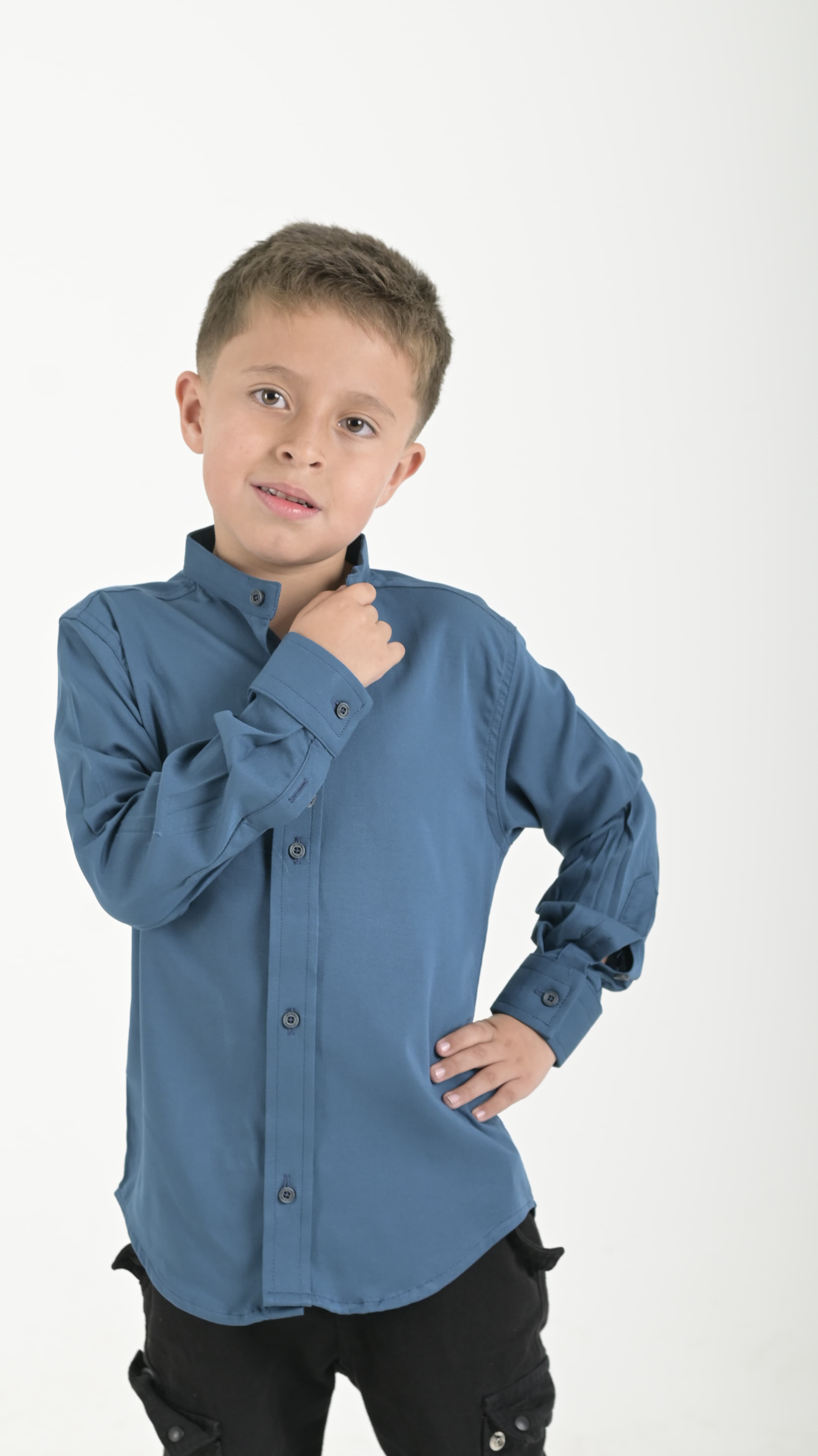 Manga larga niño petroleo
