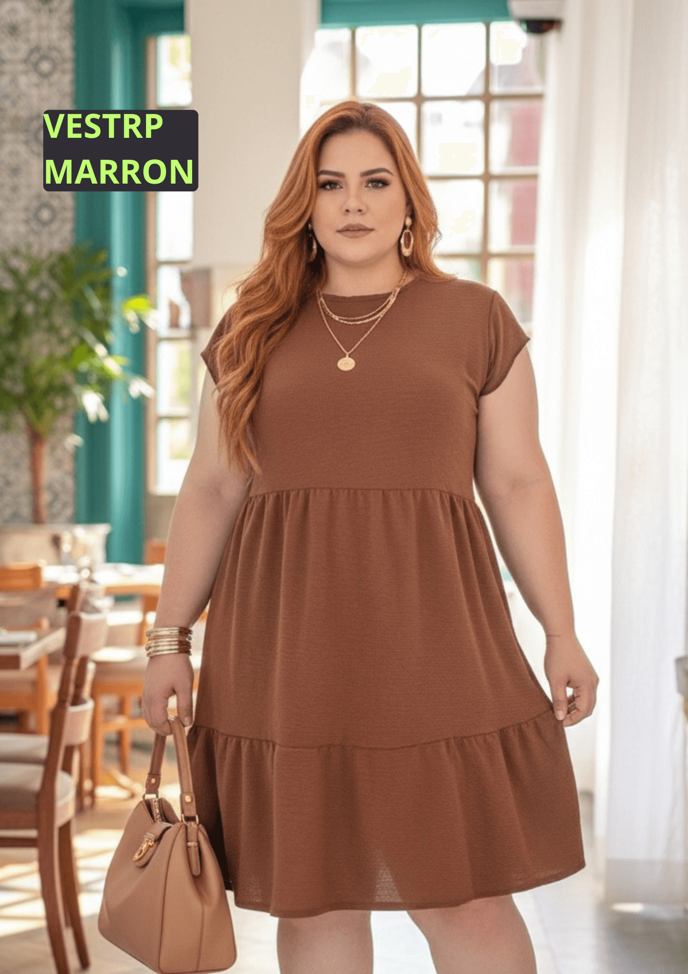 Vestido Plus Roma