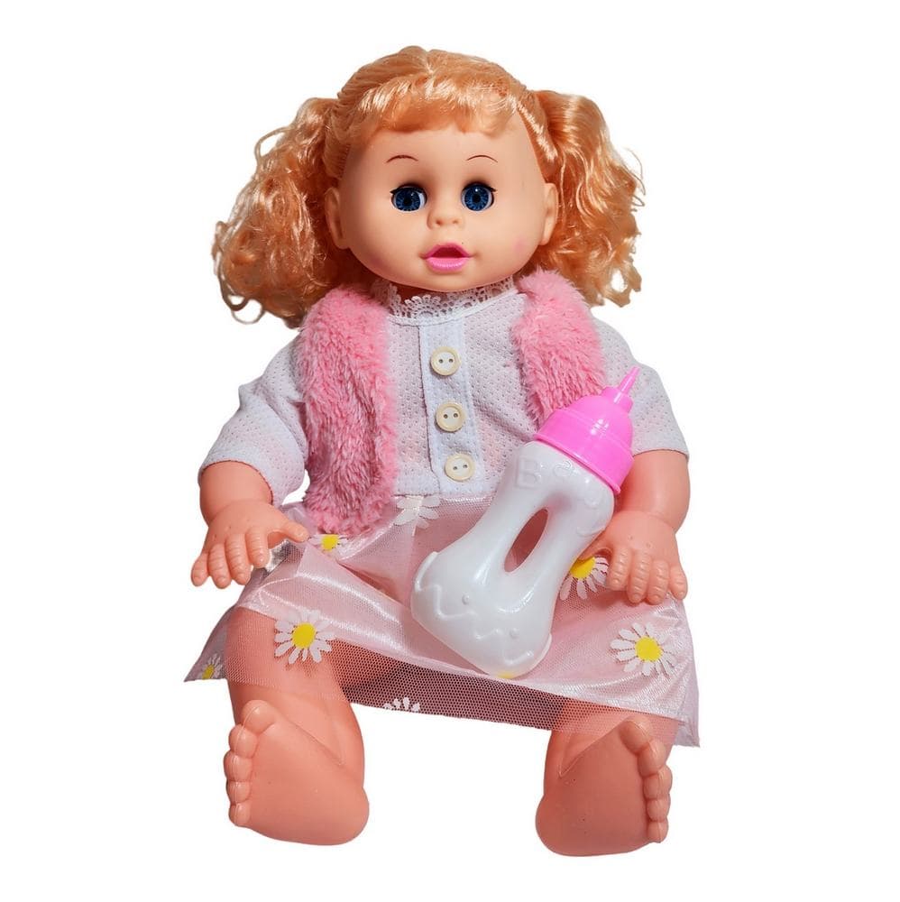 Muñeca Bebe Adorable Con Vestido + Teter