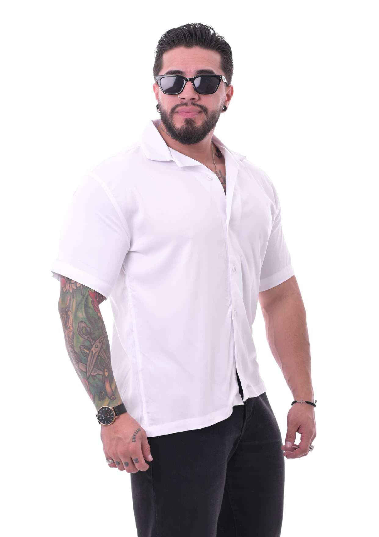 Camisa Box fit Blanco