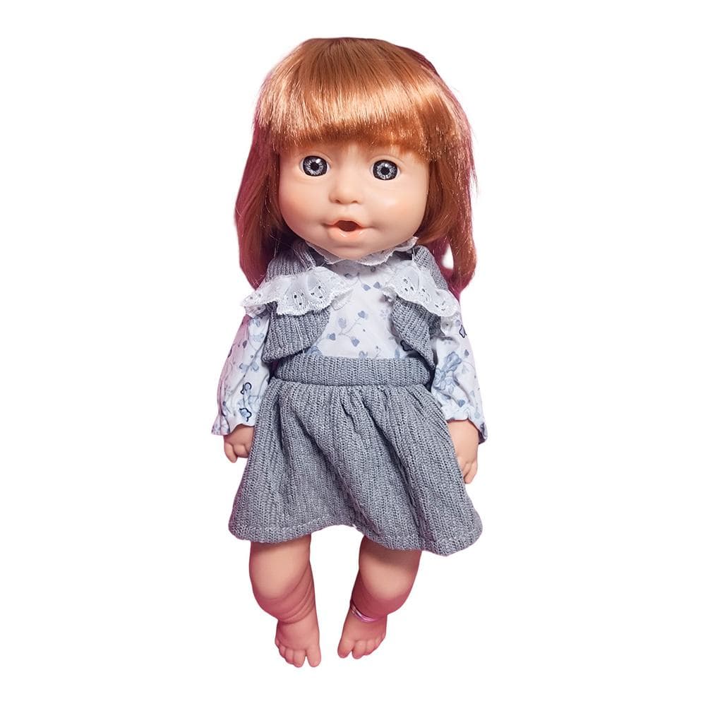 Muñeca Tierna Con Vestido Sonajero + Acc