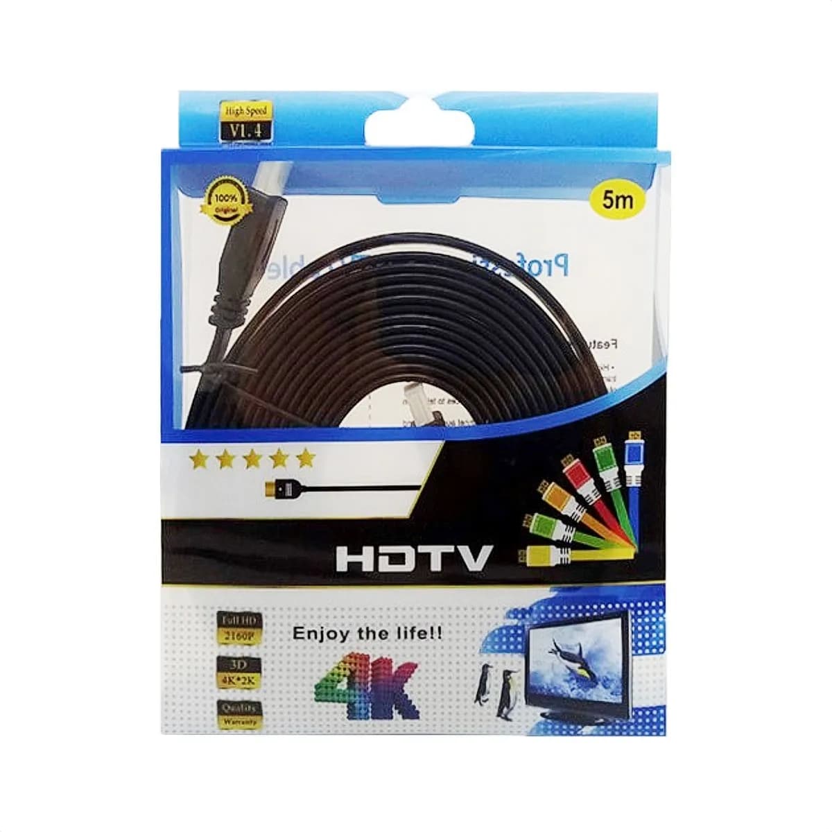 CABLE HDMI  PLANO 5 MTS